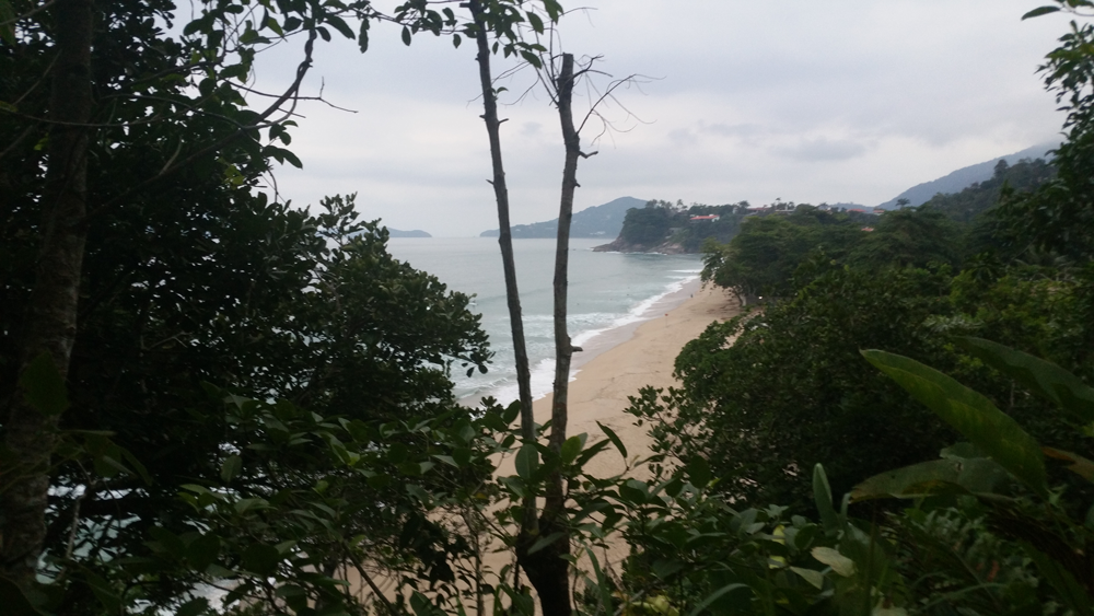 Praia vermelha ponta grossa ubatuba sao paulo brasil