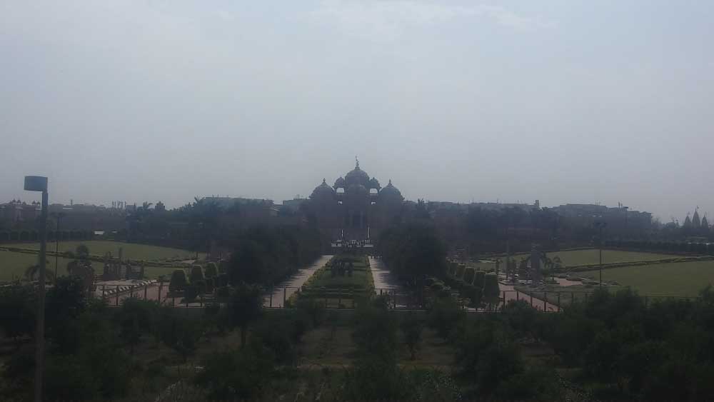 akshardham templo monumento nueva delhi india viajar solo
