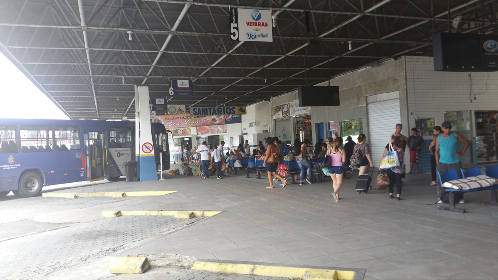 brasil estacion autobus rodoviario caraguatatuba sao paulo ilhabela viajar solo