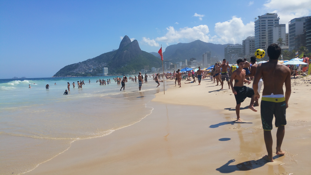 futbol rio de janeiro ipanema brasil playas praias
