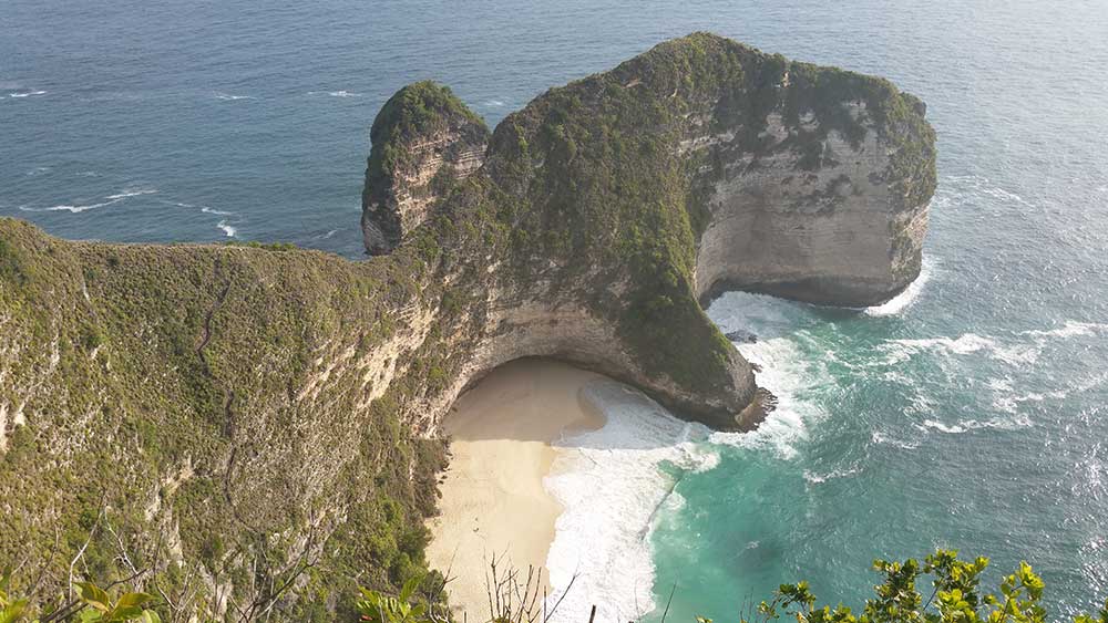 kelingking playa indonesia bali nusa penida asia