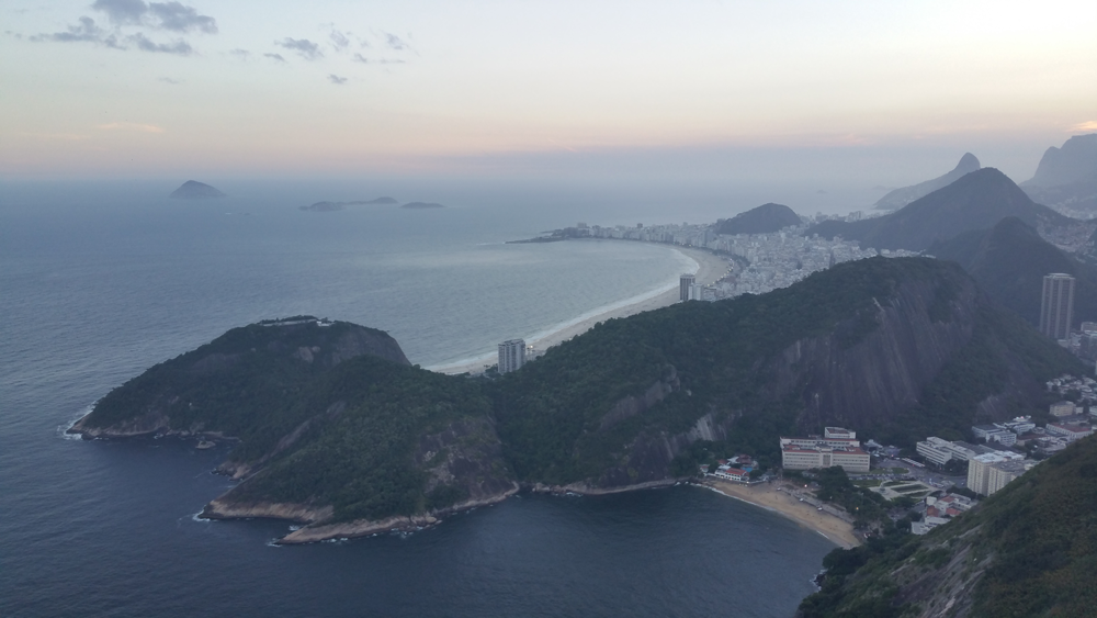 rio de janeiro brasil pao pan de azucar atardecer sunset copacabana
