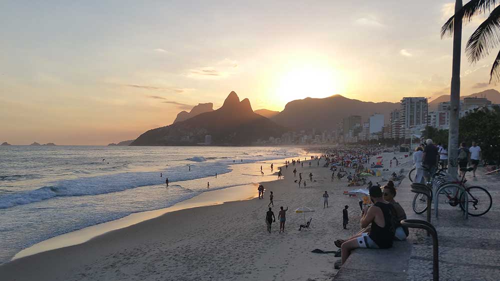 viajar solo atardecer sunset rio de janeiro ipanema brasil playas praias