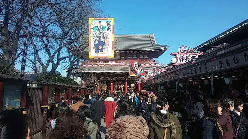 japon tokio tokyo viajar solo asakusa templo santuario