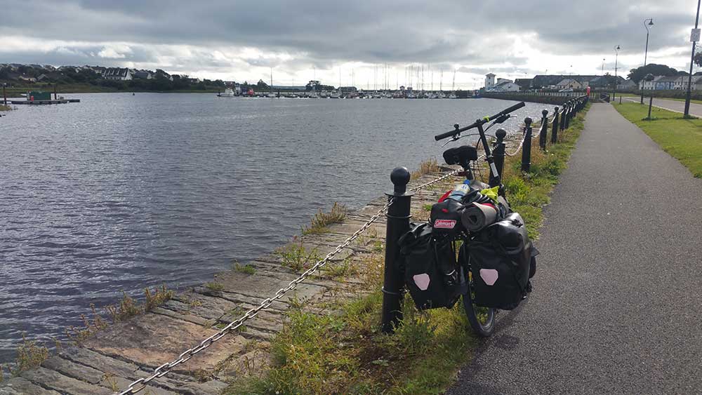 kilrush marina puerto bicicleta irlanda viajar solo