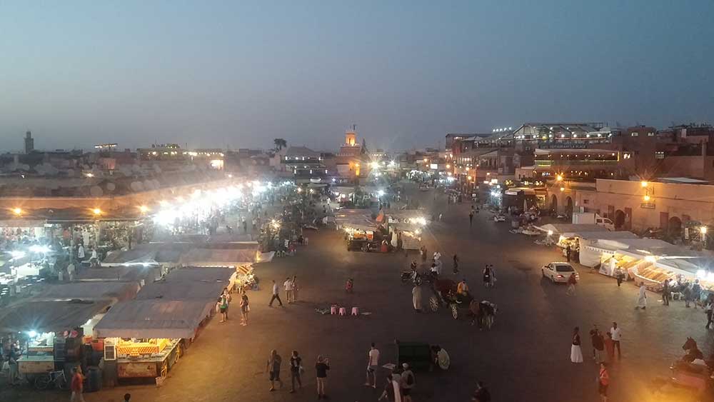 jama el f’na market marrakech marruecos medina viajar solo africa