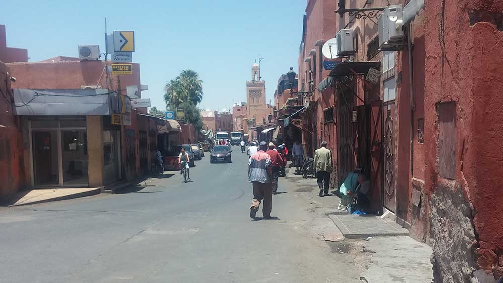 marrakech marruecos calles medina viajar solo africa