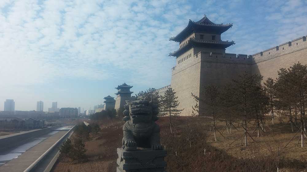 ciudad antigua muralla datong viajar solo china asia